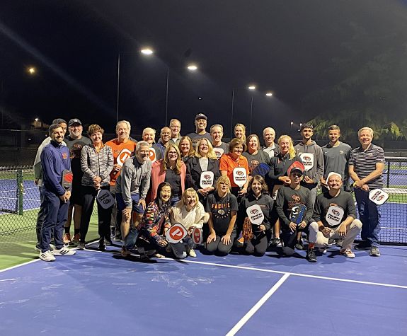 regents at the new pickleball courts